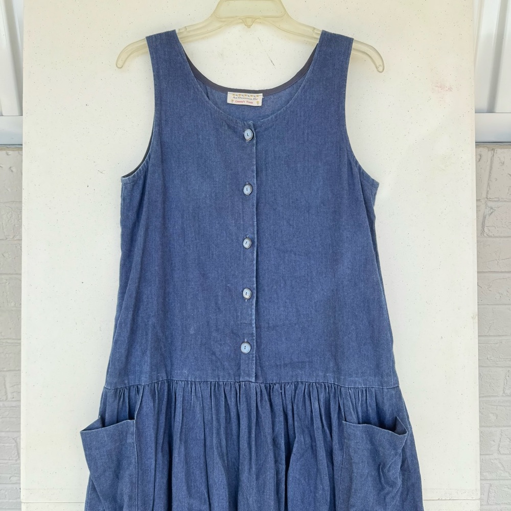 Vintage Handmade Pocket Dress Women's Small - Picture 4 of 9